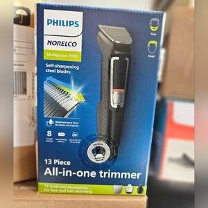 Philips norelco multigroom 3000 self-sharpening model MG3740/40 All In One 13pc